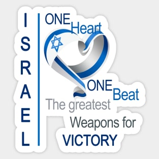 Shirts in solidarity with Israel Sticker